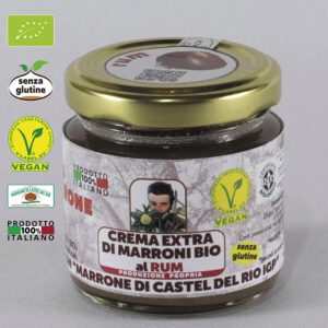CREMA EXTRA DI MARRONI AL RUM CON “MARRONE DI CASTEL DEL RIO IGP” GR. 115