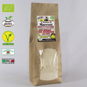 1° FARINA DI MARRONI CON “MARRONE DI CASTEL DEL RIO IGP” KG. 1